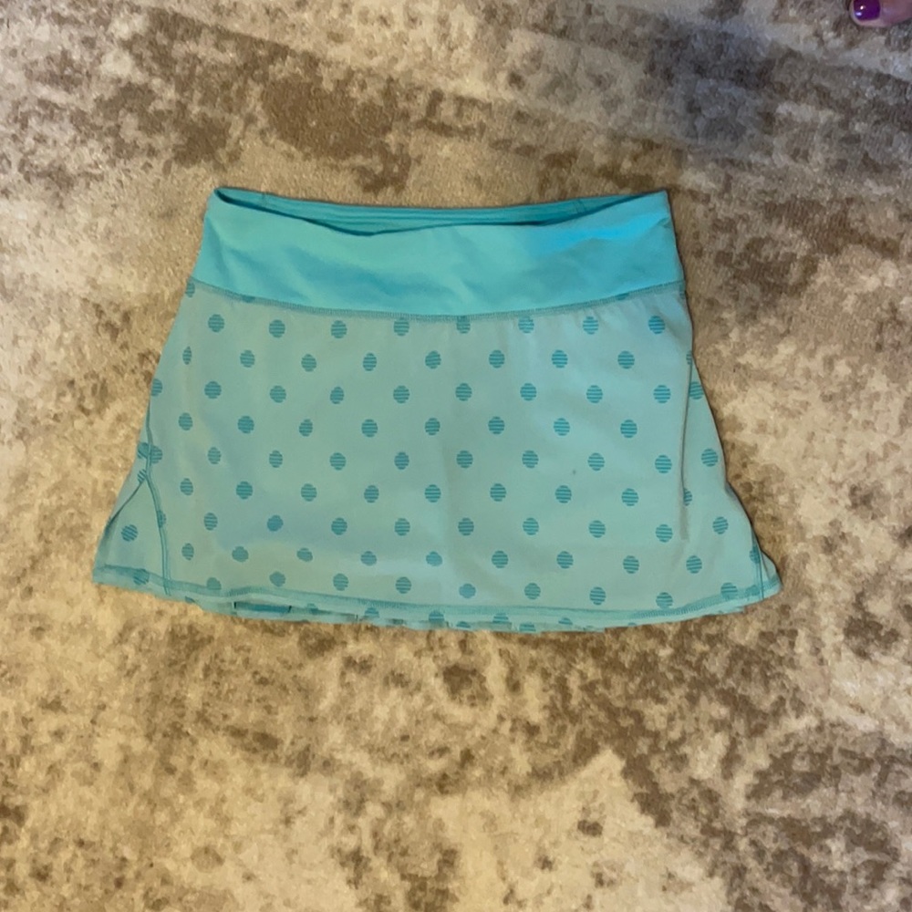 Light turquoise lululemon skirt